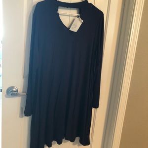 Boutique find! Your next little dark navy dress!